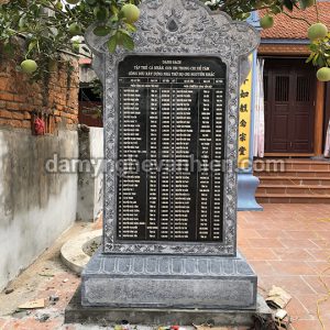 Bia ghi danh đá xanh đen 1