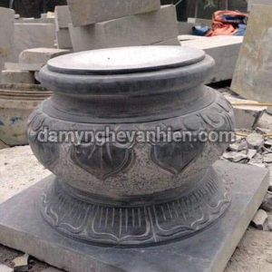 Chân tảng kê cột đá xanh đen 1