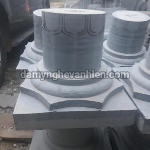 Chân tảng kê cột đá xanh đen 4