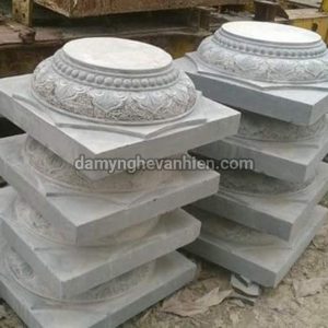 Chân tảng kê cột đá xanh đen 6