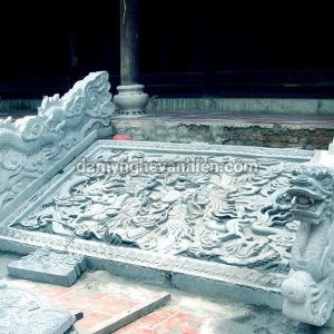 Chiếu rồng đá xanh đen 6