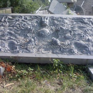 Chiếu rồng đá xanh đen 9