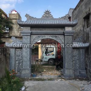 Cổng đá - cột tứ trụ đá 3