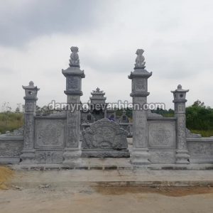 Cổng đá - cột tứ trụ đá 7