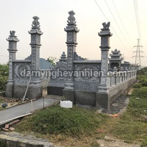 Cổng đá - cột tứ trụ đá 12
