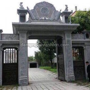 Cổng đá - cột tứ trụ đá 14