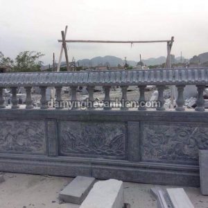 Lan can đá xanh đen 1