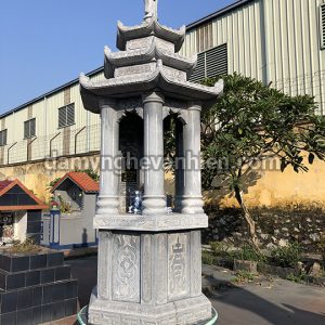 Lầu bát giác và tháp đá xanh đen 2