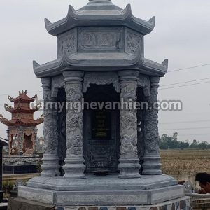 Lầu bát giác và tháp đá xanh đen 5