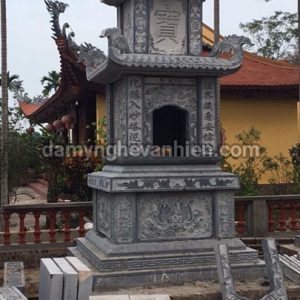 Lầu bát giác và tháp đá xanh đen 7