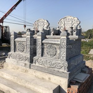 Mộ tròn đá xanh đen 6